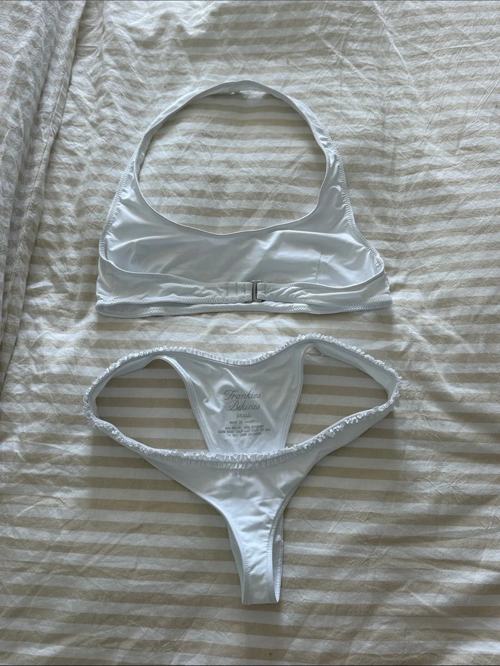Frankie Bikini White Set - Two Piece Swimwear